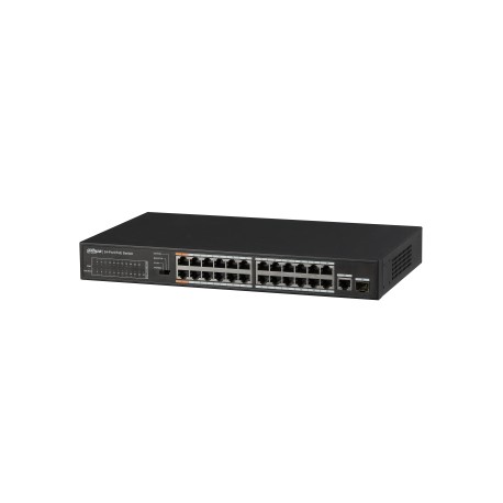 Dahua Technology PFS3125-24ET-190 switch No administrado L2 Fast Ethernet (10/100) Energía sobre Ethernet (PoE) Negro