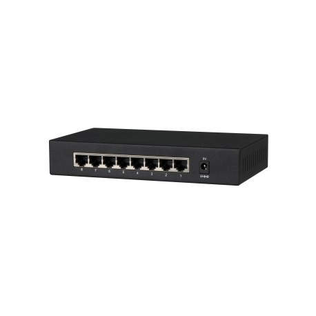 Dahua Technology PFS3008-8GT switch No administrado L2 Gigabit Ethernet (10/100/1000) Negro