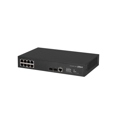 Dahua Technology Access DH-AS4300-8GT2GF switch Gestionado L2/L2+ Gigabit Ethernet (10/100/1000) Negro