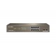 IP-COM Networks G3310P-8-150W switch Gestionado L2 Gigabit Ethernet (10/100/1000) Energía sobre Ethernet (PoE) Gris