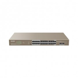 Tenda TEG1126P-24-410W switch No administrado Gigabit Ethernet (10/100/1000) Energía sobre Ethernet (PoE) 1U Marrón