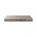 Tenda TEG1126P-24-410W switch No administrado Gigabit Ethernet (10/100/1000) Energía sobre Ethernet (PoE) 1U Marrón