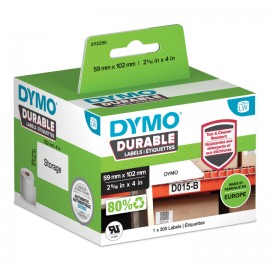 DYMO Durable Blanco Etiqueta para impresora autoadhesiva - 2112290