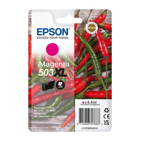 Epson 503XL cartucho de tinta 1 pieza(s) Original Alto rendimiento (XL) Magenta