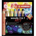 STABILO woody 3 in 1 ARTY Multicolor 6 pieza(s)