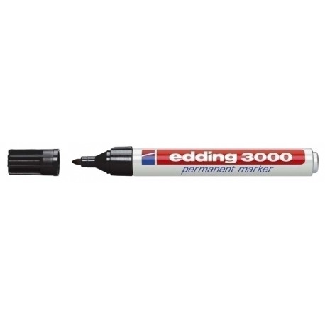 Edding 3000 Permanent Marker Black marcador permanente