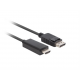 CABLE LANBERG DISPLAYPORT A HDMI MACHO-MACHO 5M - CA-DPHD-11CC-0050-BK