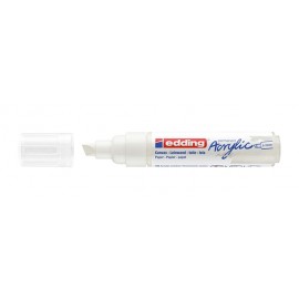 Edding 5000 Acrylic Marker Broad marcador permanente Punta de cincel Blanco 1 pieza(s)