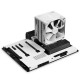 NZXT T120 Procesador Refrigerador de aire 12 cm Blanco 1 pieza(s)