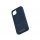 Njord byELEMENTS Salmon Leather Magsafe Case - iPhone 14 Plus - Blue