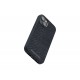 Njord byELEMENTS Salmon Leather Magsafe Case - iPhone 14 - Black