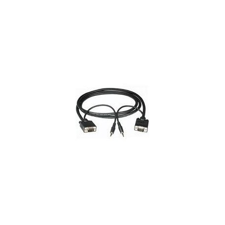 Cable A V C2G 81031 - for Monitor - Apantallado - 1 Paquete(s) - 1 x HD-15 Macho VGA