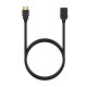 AISENS Cable HDMI V2.0 Prolongador Premium Alta Velocidad / Hec 4K@60Hz 18Gbps, A/M-A/H, Negro, 3.0M