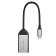 HYPER HD-H8K USB Tipo C HDMI Acero inoxidable