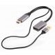 Gembird A-HDMIM-DPF-02 adaptador de cable de vídeo 0,1 m HDMI tipo A (Estándar) DisplayPort Negro