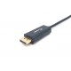 Equip 133428 adaptador de cable de vídeo 3 m USB Tipo C DisplayPort Gris