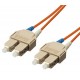 Equip 253321 cable de fibra optica 1 m SC OM1 Naranja