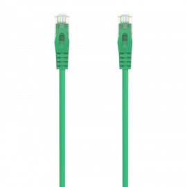 AISENS Cable de Red Latiguillo RJ45 LSZH Cat.6A 500 Mhz UTP AWG24, Verde, 2.0M