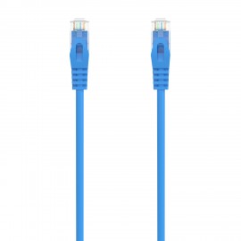 AISENS Cable de Red Latiguillo RJ45 LSZH Cat.6A 500 Mhz UTP AWG24, Azul, 2.0M