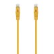 AISENS Cable de Red Latiguillo RJ45 LSZH Cat.6A 500 Mhz UTP AWG24, Amarillo, 2.0M