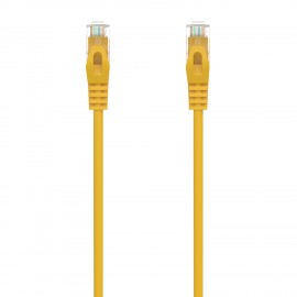 AISENS Cable de Red Latiguillo RJ45 LSZH Cat.6A 500 Mhz UTP AWG24, Amarillo, 2.0M