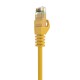 AISENS Cable de Red Latiguillo RJ45 LSZH Cat.6A 500 Mhz UTP AWG24, Amarillo, 2.0M