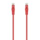 AISENS Cable de Red Latiguillo RJ45 LSZH Cat.6A 500 Mhz UTP AWG24, Rojo, 2.0M