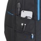 Rivacase 7860 maletines para portátil 43,9 cm (17.3'') Funda tipo mochila Negro, Azul