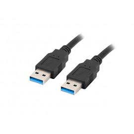 Lanberg CA-USBA-30CU-0010-BK cable USB 1 m USB 3.2 Gen 1 (3.1 Gen 1) Negro