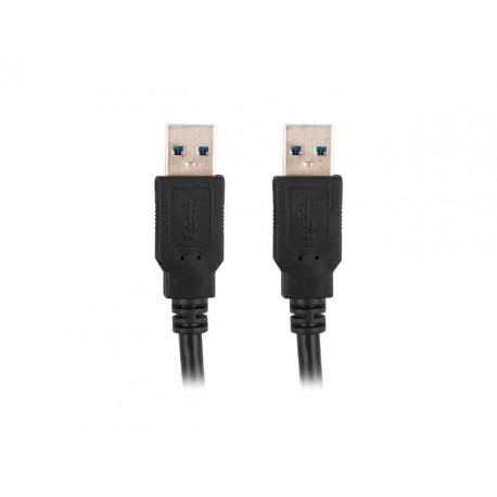 Lanberg CA-USBA-30CU-0018-BK cable USB 1,8 m USB 3.2 Gen 1 (3.1 Gen 1) Negro