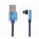 Gembird CC-USB2J-AMMBML-1M-BL cable USB USB 2.0 Micro-USB B USB A Azul