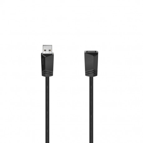 Hama 00200619 cable USB 1,5 m USB 2.0 USB A Negro