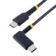 StarTech.com Cable 2m USB C Acodado - en Ángulo Recto - PD 60W - 3A - Cable USB-C