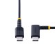 StarTech.com Cable 2m USB C Acodado - en Ángulo Recto - PD 60W - 3A - Cable USB-C