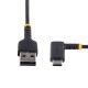 StarTech.com Cable 15cm USB A a USB C Acodado - en Ángulo Recto - Cable USB-C