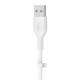 Belkin BOOST↑CHARGE Flex cable USB 3 m USB 2.0 USB A USB C Blanco