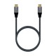 AISENS Cable USB 2.0 Aluminio 5A 100W E-Mark, USB-C/M-USB-C/M, Gris, 2.0M