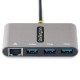 StarTech.com Hub Adaptador USB-C con Ethernet de 3 Puertos USB-A