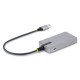 StarTech.com 5G3AGBB-USB-A-HUB hub de interfaz USB 3.2 Gen 1 (3.1 Gen 1) Type-A 5000 Mbit/s Gris