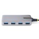 StarTech.com Hub USB de 4 Puertos - USB 3.0 de 5Gbps - Alimentado por el Bus