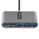 StarTech.com 5G2A2CPDB-USB-C-HUB hub de interfaz USB 3.2 Gen 1 (3.1 Gen 1) Type-C 5000 Mbit/s Gris