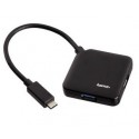 Hama 00135750 hub de interfaz USB 3.2 Gen 1 (3.1 Gen 1) Type-C 5000 Mbit/s Negro