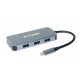 D-Link DUB-2335 hub de interfaz USB Tipo C 5000 Mbit/s Gris