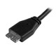 StarTech.com 3M SLIM USB 3.0 MICRO B CABLE  CABL USB 3.0 A TO MICRO B M M - THIN USB3AUB3MS