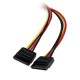 StarTech.com Adaptador Cable Divisor Molex 4 Pines a SATA - 2x Hembra SATA y 1x Macho LP4 PYO2LP4SATA