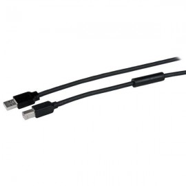 StarTech.com Cable 15 Metros 15m USB B Macho a USB A Macho Activo Amplificado USB 2.0 - Impresora USB2HAB50AC