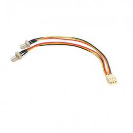 StarTech.com Cable 15cm Splitter Divisor de Alimentación Corriente para Fan Ventilador de CPU - TX3 TX3SPLITTER