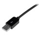 StarTech.com Cable 1m Lightning 8 Pin a USB A 2.0 para Apple® iPod iPhone 5 iPad - Negro USBLT1MB