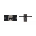 Kramer Electronics W-45(B) toma de corriente RJ-45 Negro