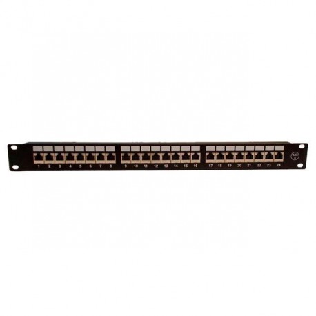 PATCH PANEL PG 24 PUERTOS CAT 6 FTP